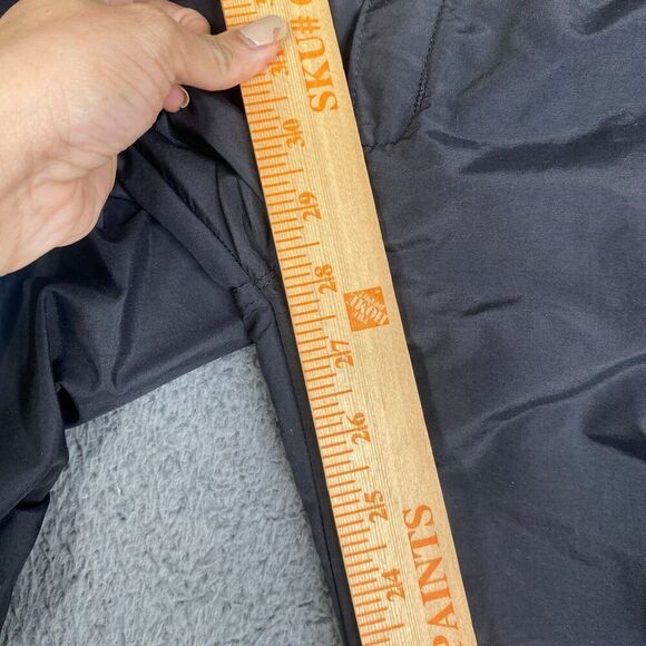 L.L. Bean Rain Pants Mens Small Black Adjustable Size Zip VTG USA Made 90's - Picture 5 of 12